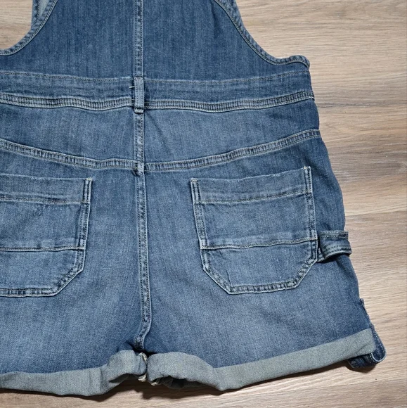 Pilcro Anthropologie Everyday Soft Denim Short Jumpsuit Size 32 - Picture 6 of 15